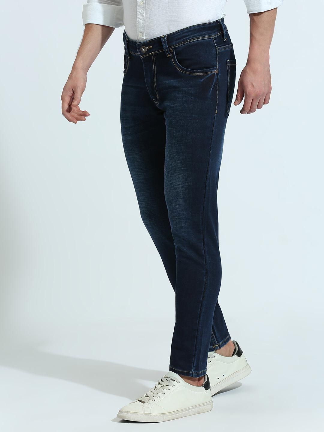 Admiral Blue Cloud Ankle Fit Jeans