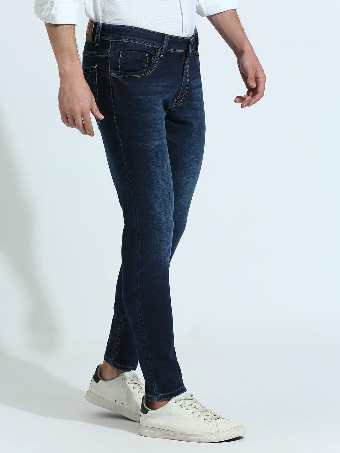 Admiral Blue Cloud Ankle Fit Jeans