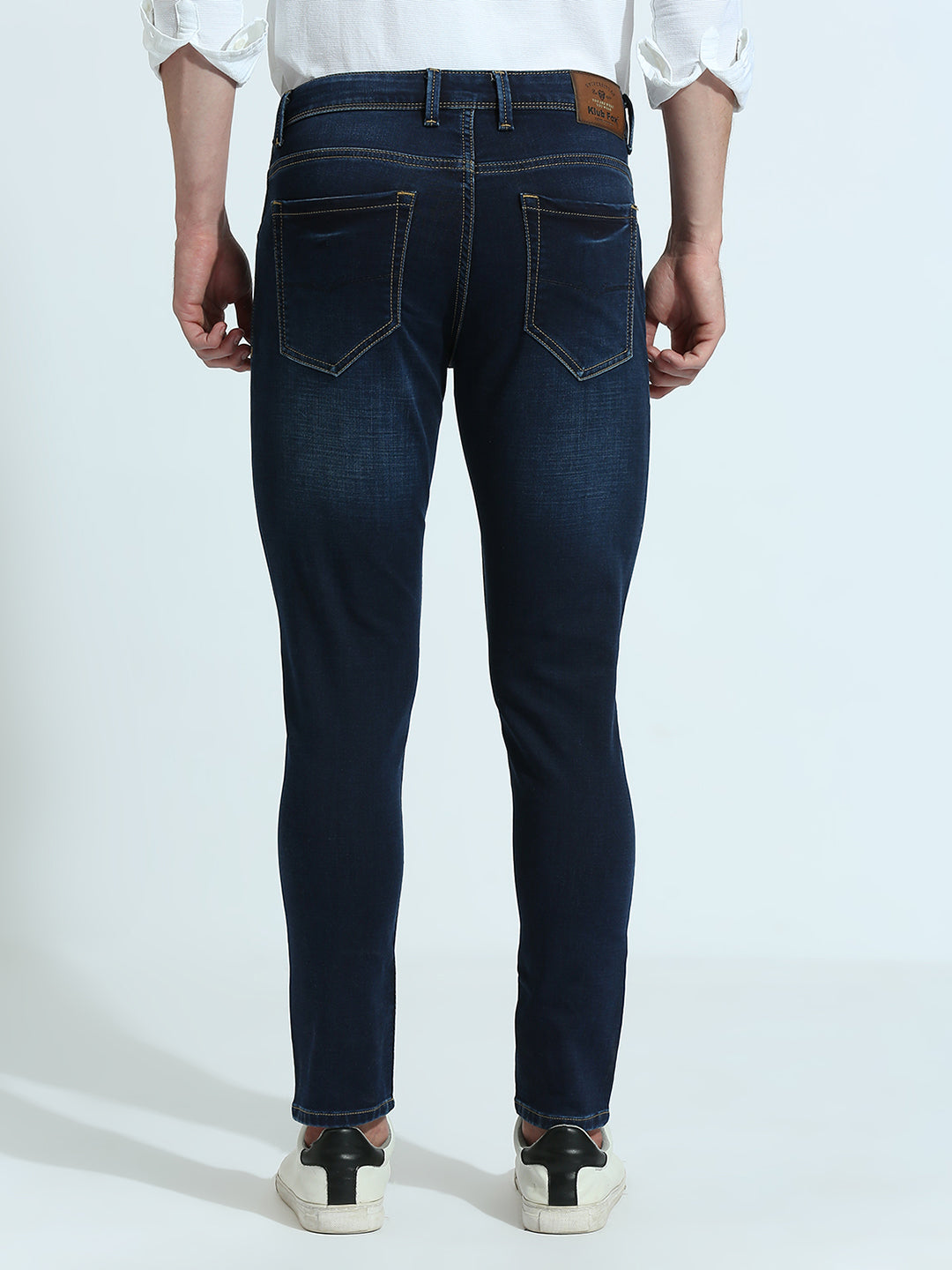 Indigo cloud ankle Fit Jeans