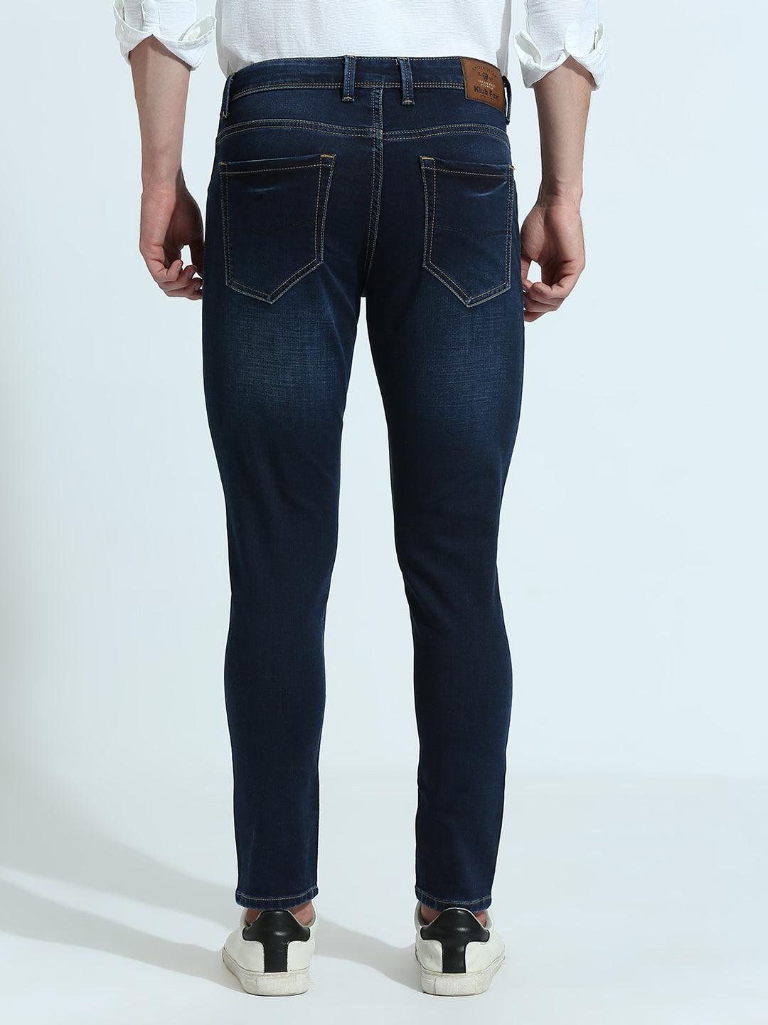 Admiral Blue Cloud Ankle Fit Jeans