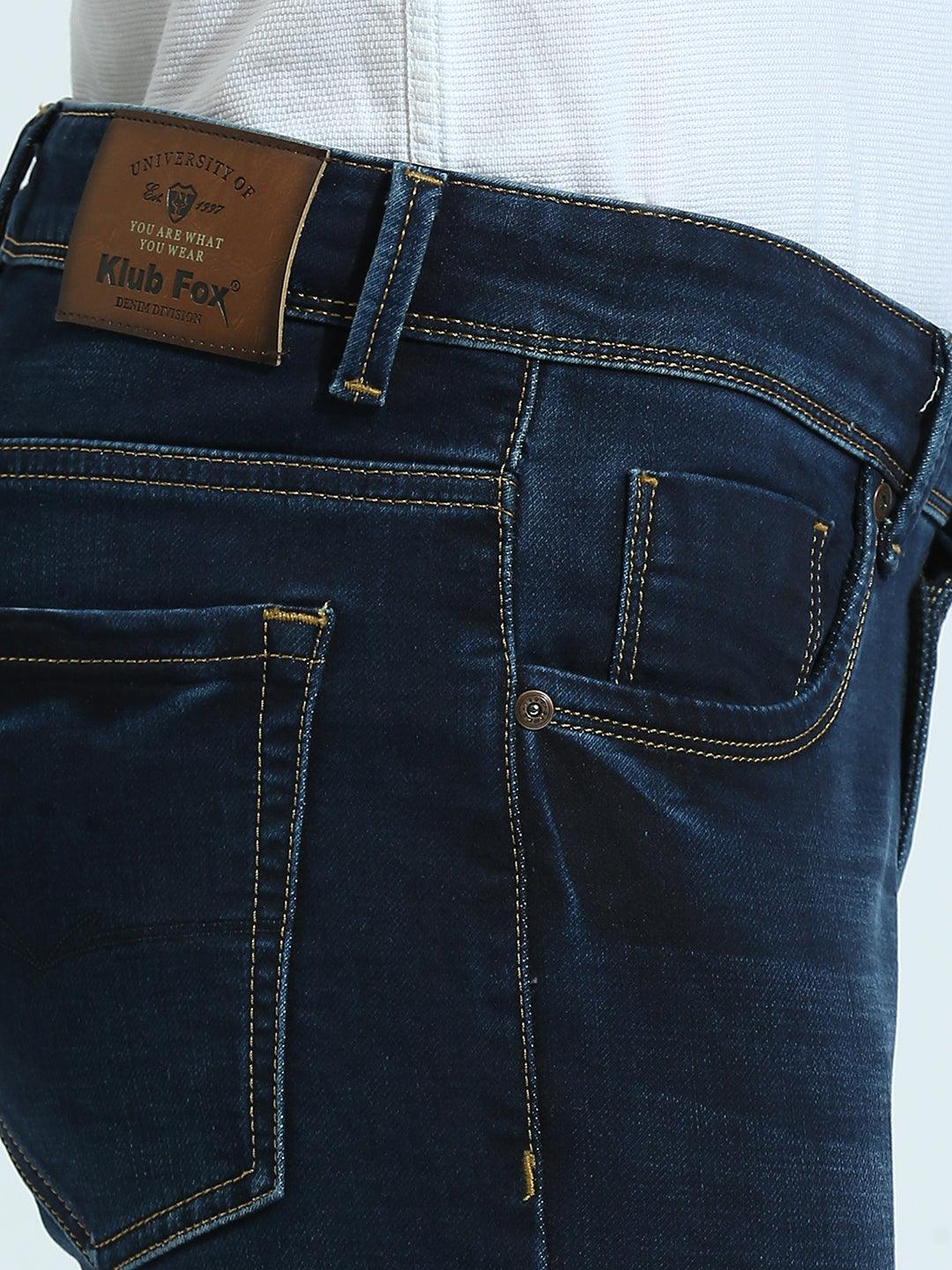 Admiral Blue Cloud Ankle Fit Jeans