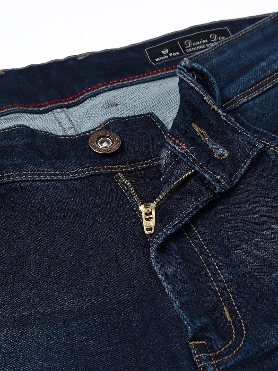 Admiral Blue Cloud Ankle Fit Jeans
