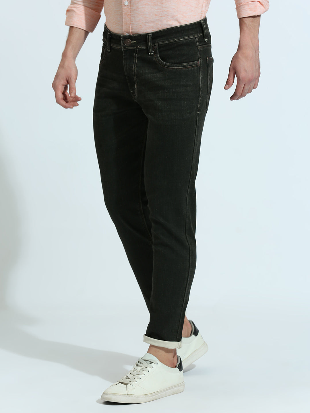 Olive Ankle Fit Jeans