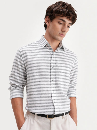 Black Striped Shirt