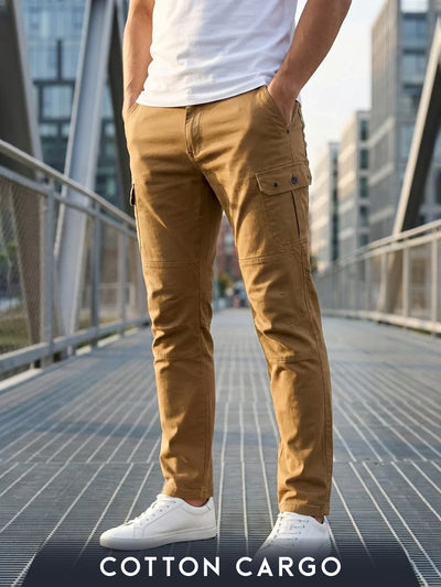 6 Pocket Khaki Cargo Pant