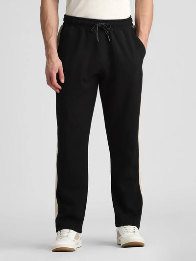 Black Side Striped Joggers