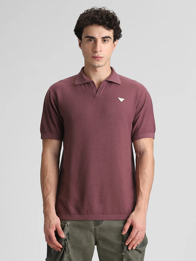 Purple Solid T-Shirt