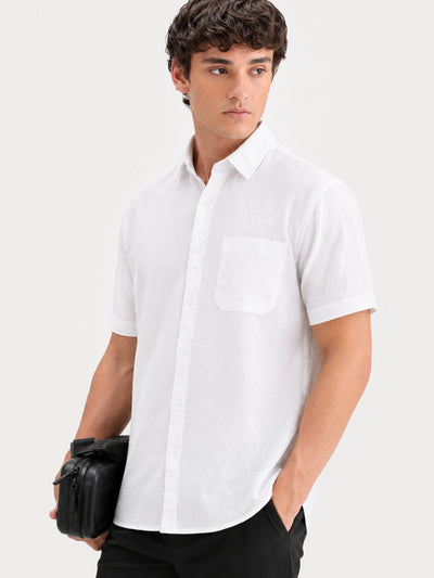 White Dobby Shirt