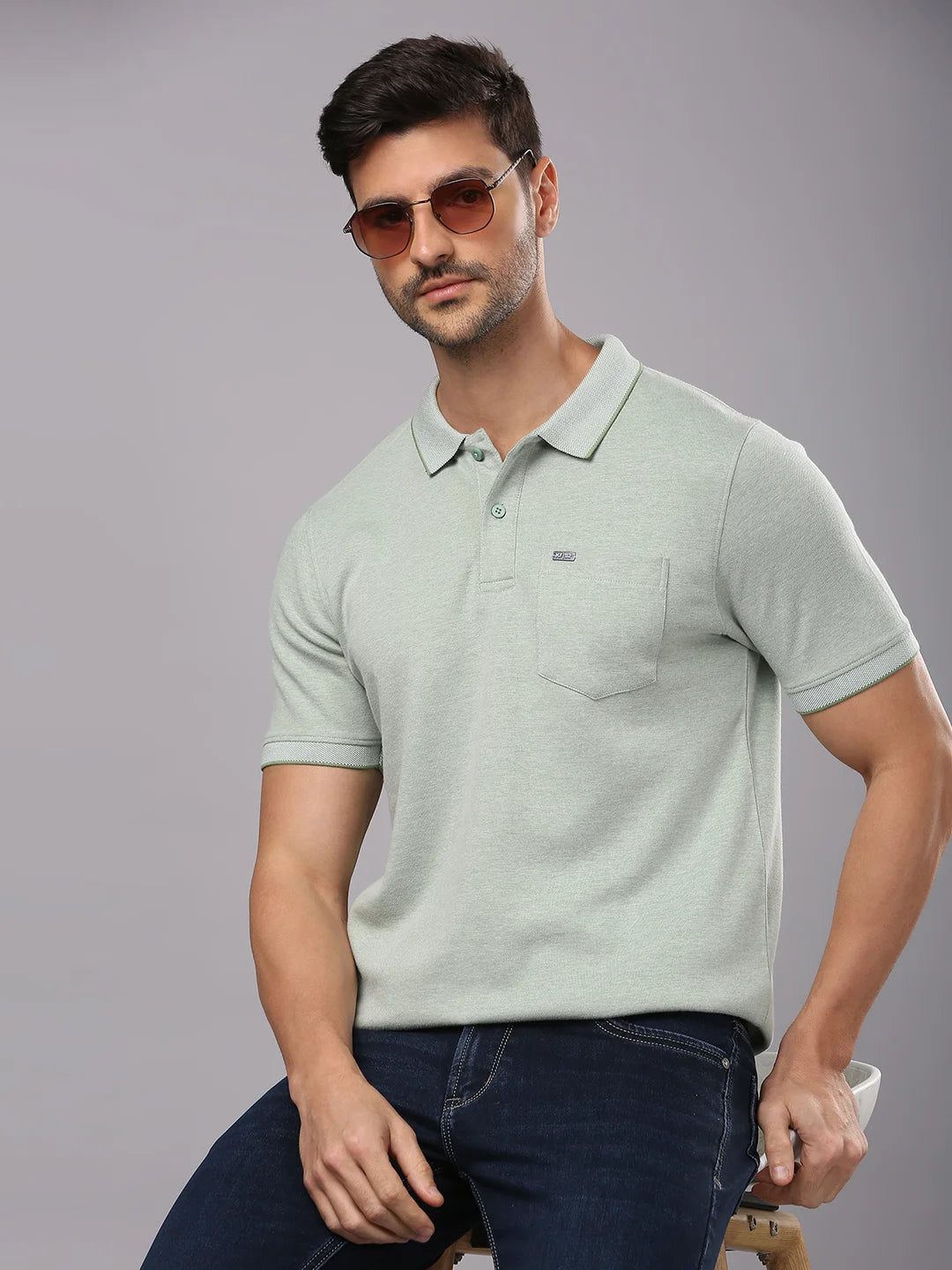 Pista Solid Polo Regular H/S T-Shirt