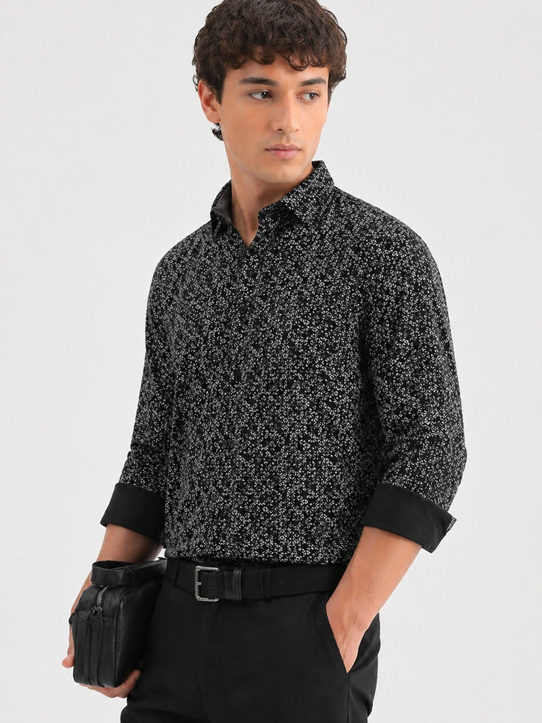 Black Printed Shirt