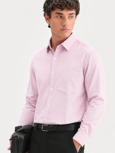 Pink Striped Shirt