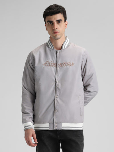 Grey Varsity Adventure Jacket