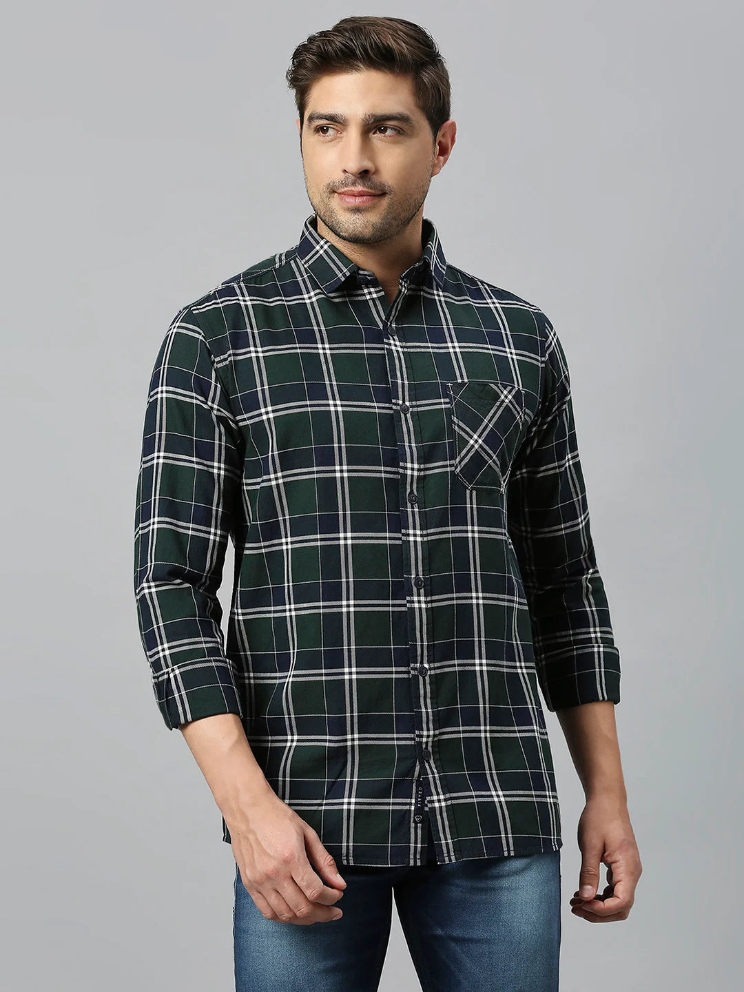 Green Checkered Shirt