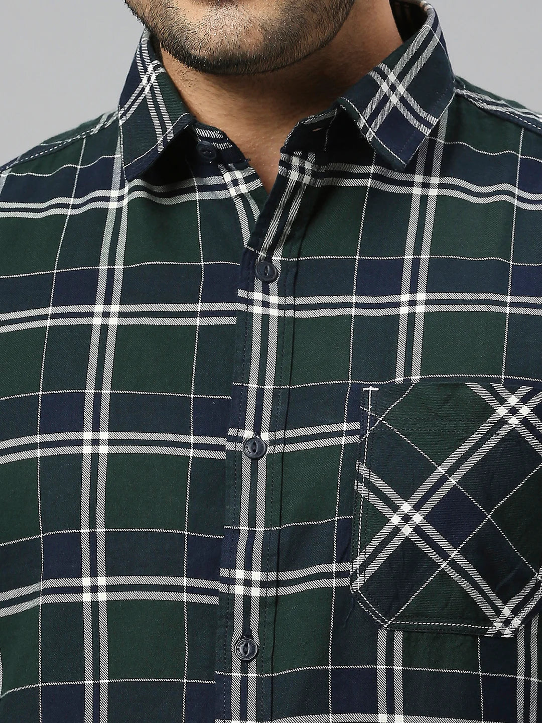 Green Checkered Shirt