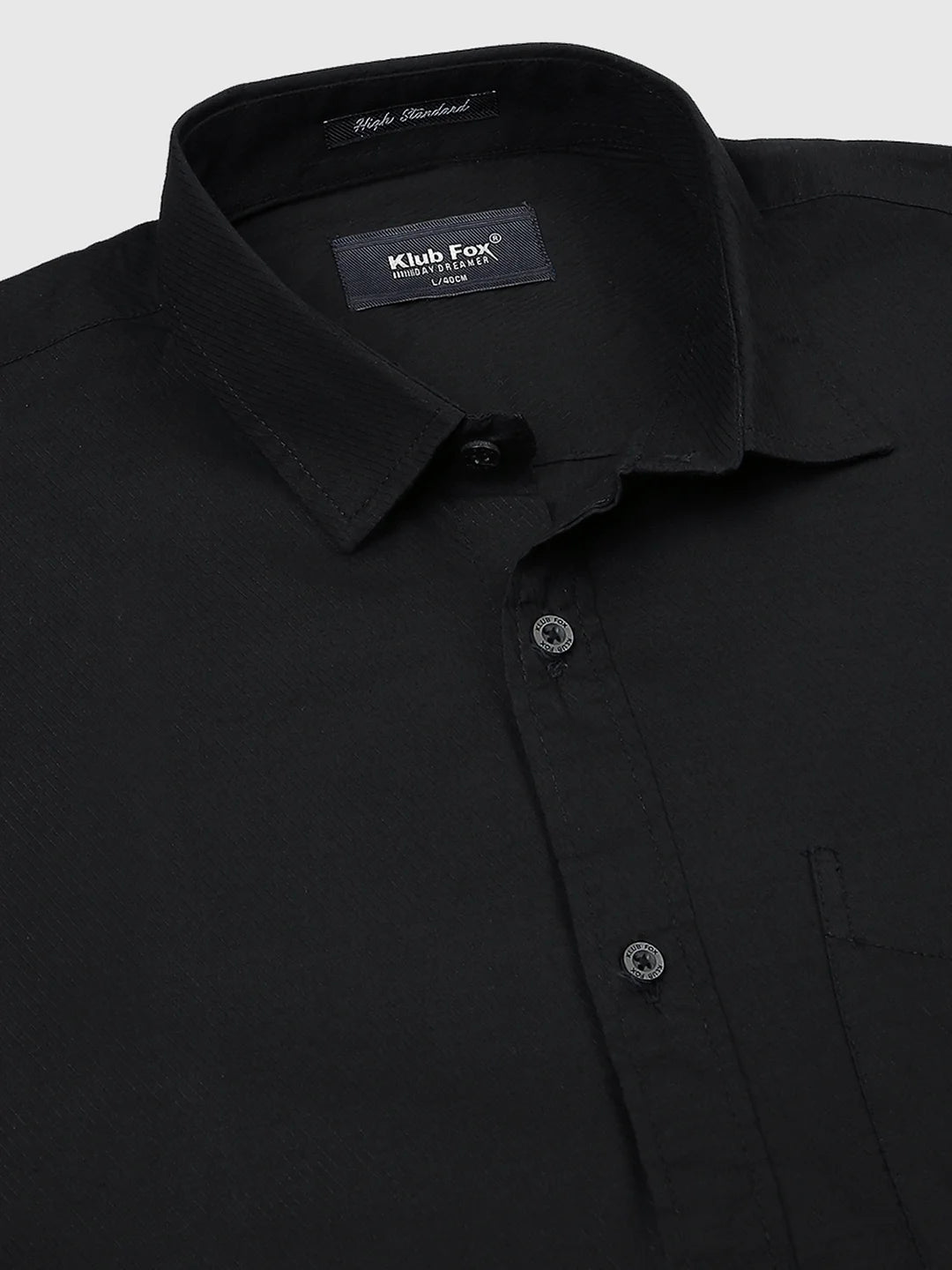 Black Plain Shirt