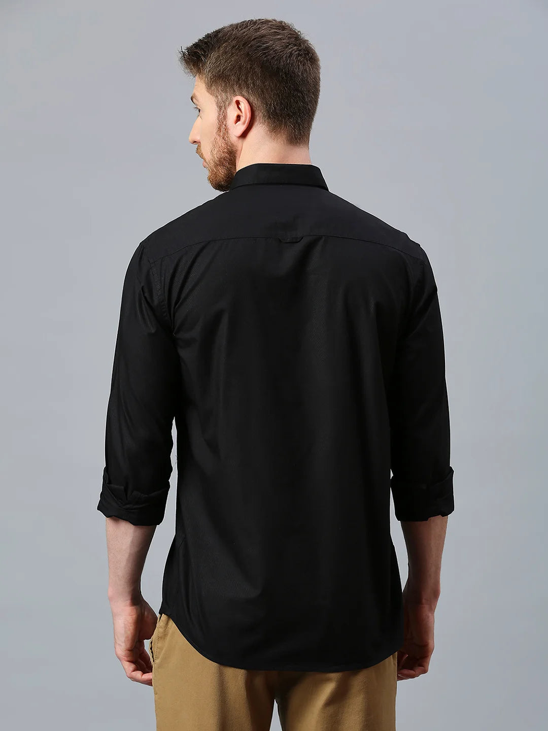 Black Plain Shirt