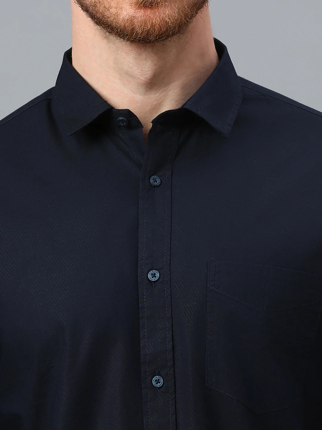 Navy Plain Shirt