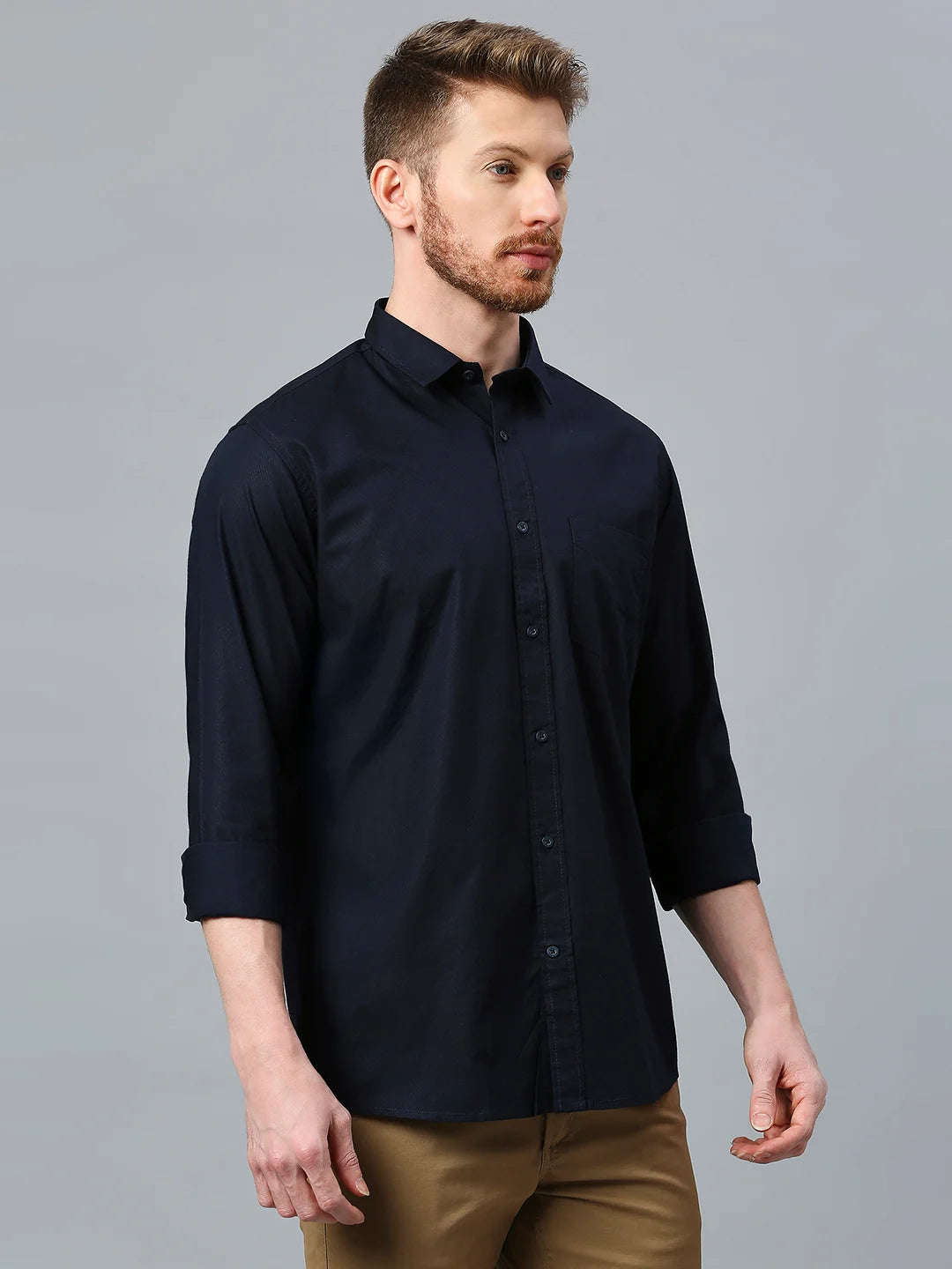 Navy Plain Shirt