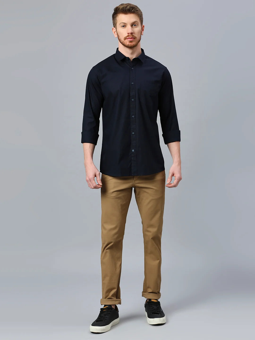 Navy Plain Shirt