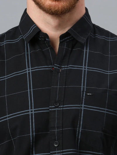 Black Checkered Shirt - Klub Fox