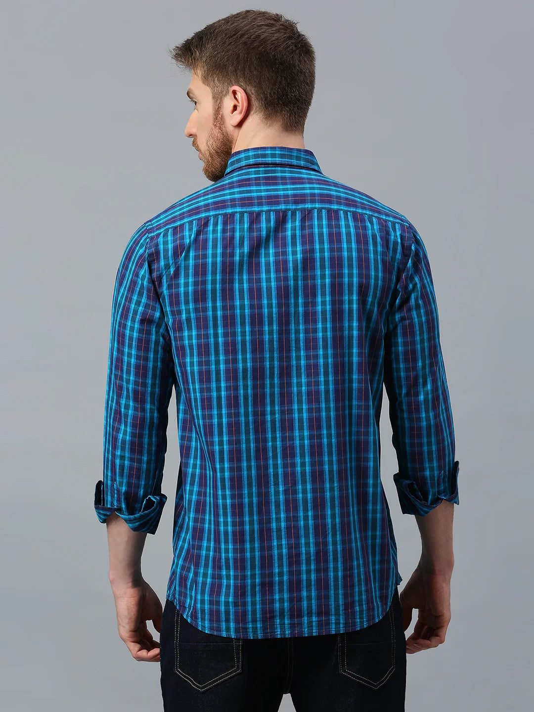 Blue Checkered Shirt