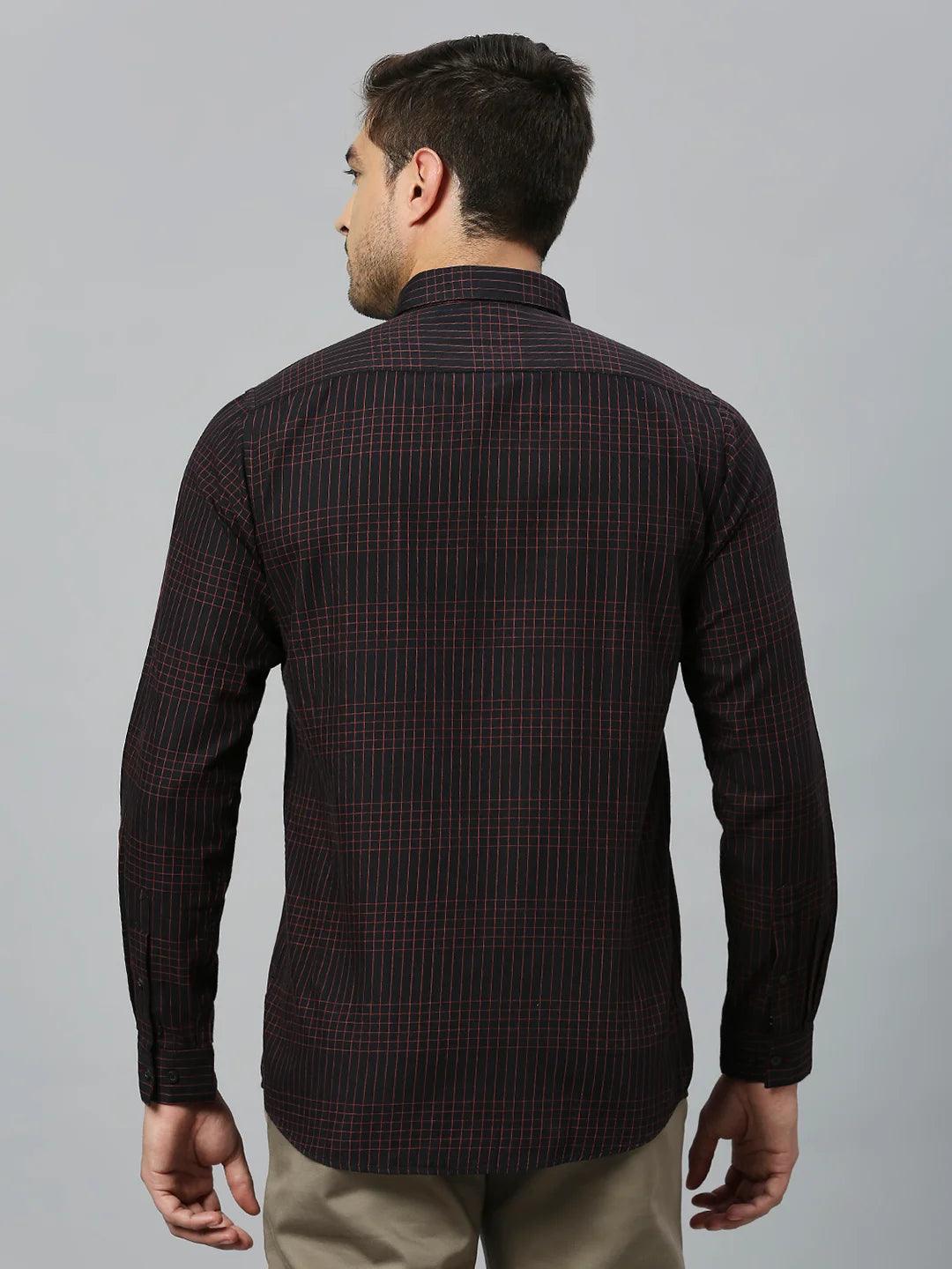 Black Checkered Shirt