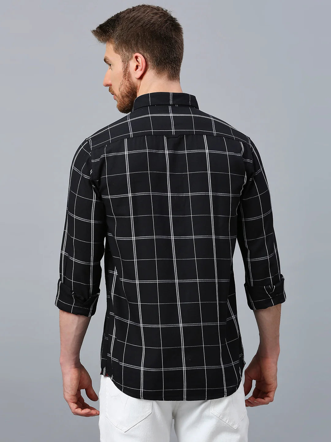 Black Checkered Shirt