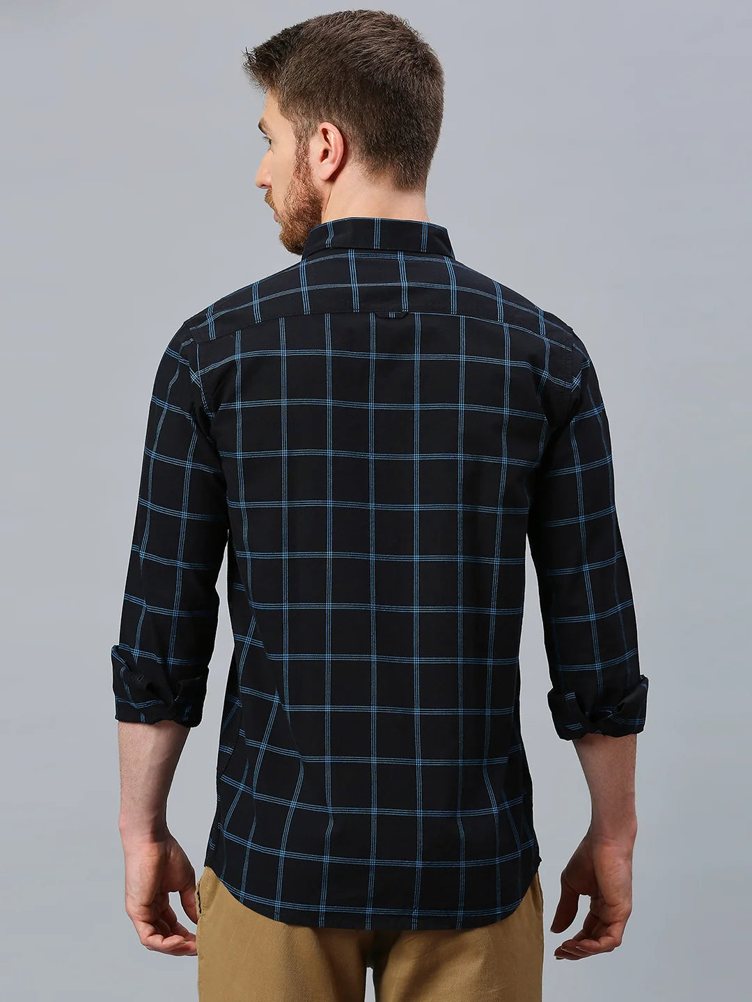 Black Checkered Shirt