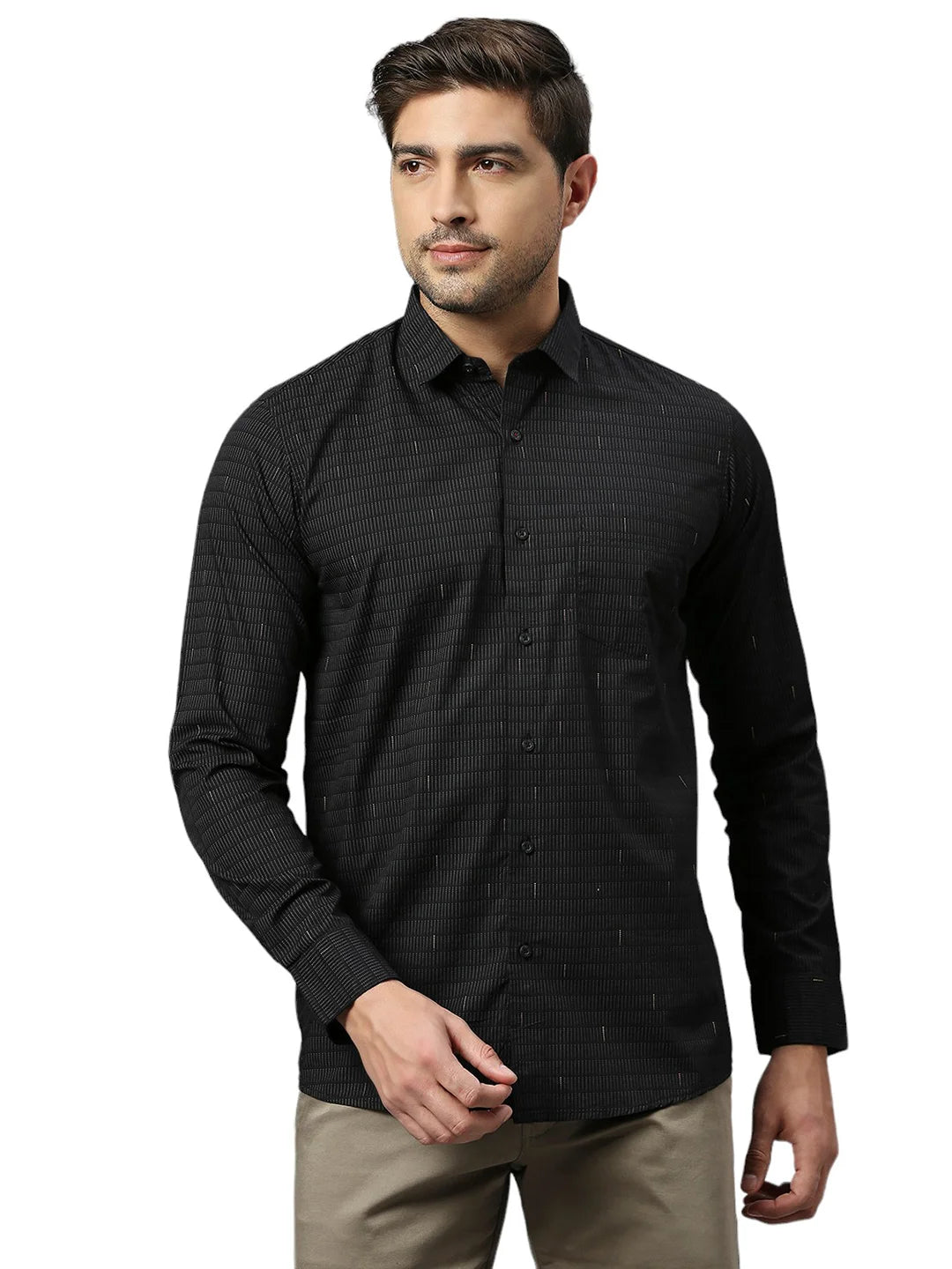 Black Printed Shirt