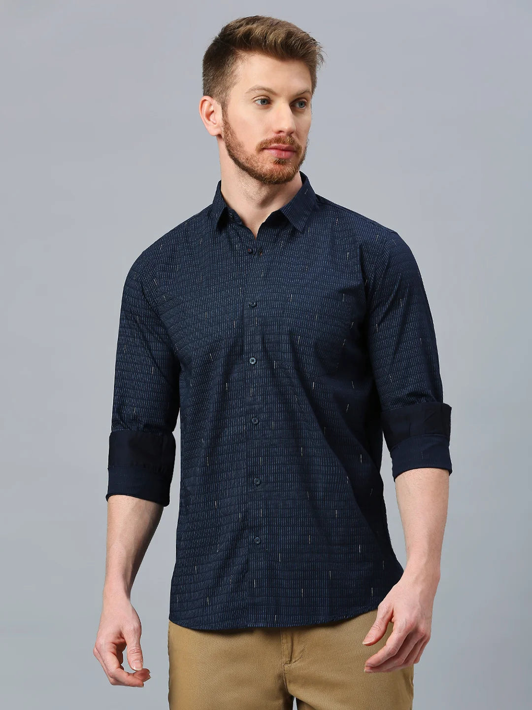 Navy Plain Shirt