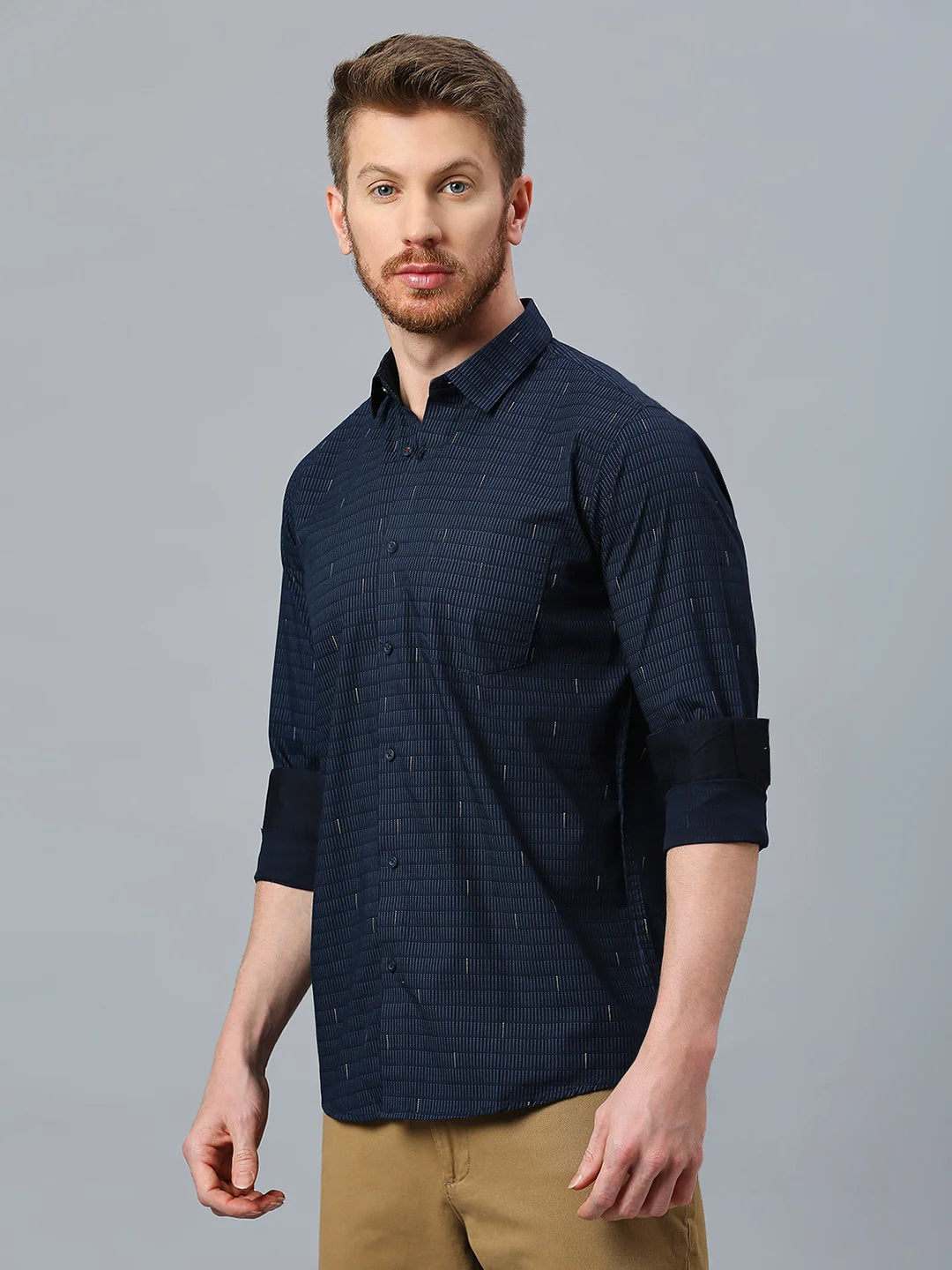 Navy Plain Shirt