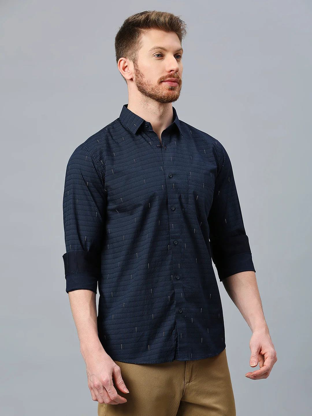 Navy Plain Shirt