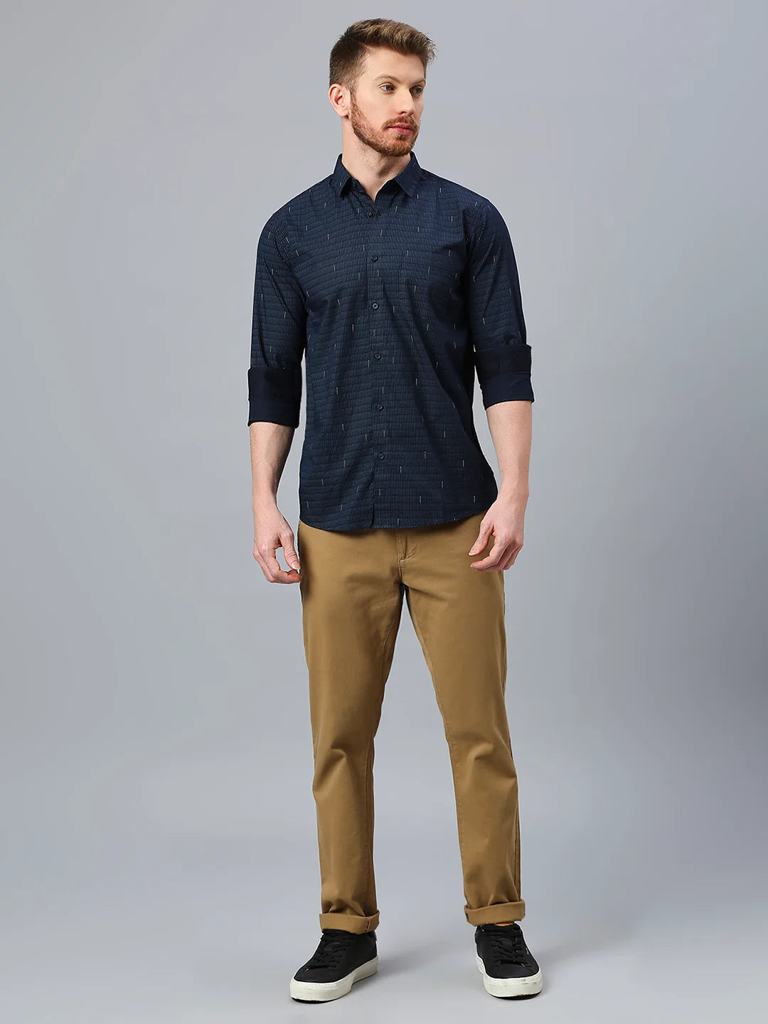 Navy Plain Shirt