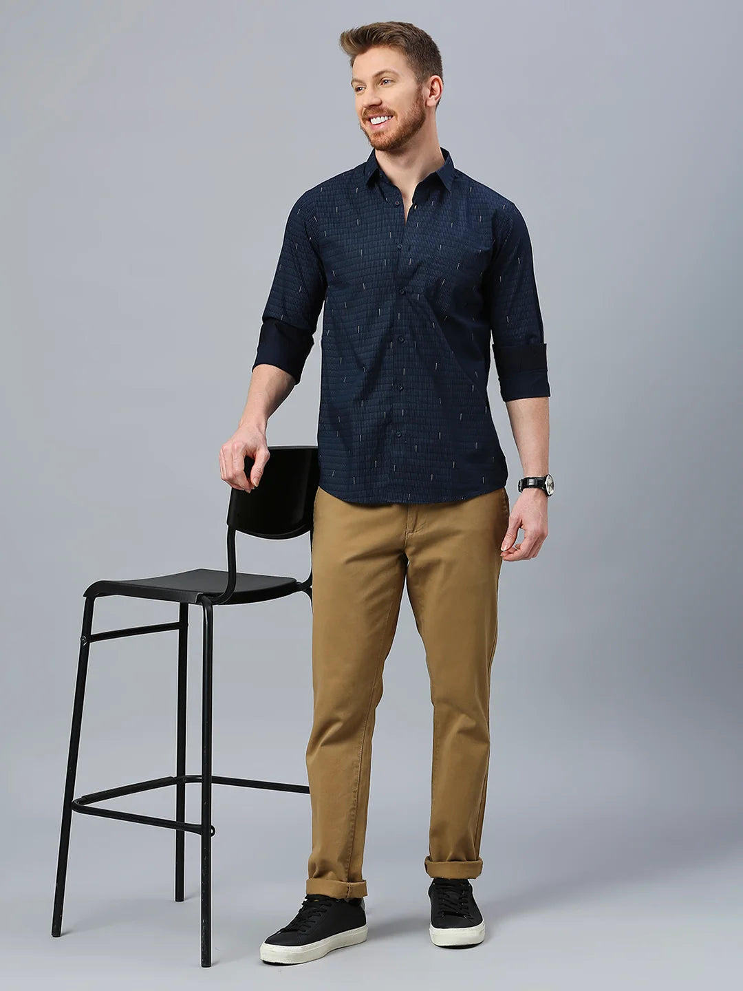 Navy Plain Shirt