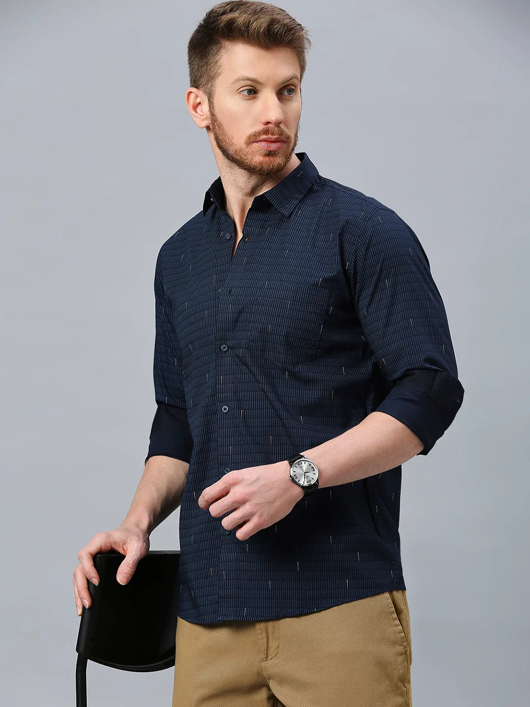 Navy Plain Shirt