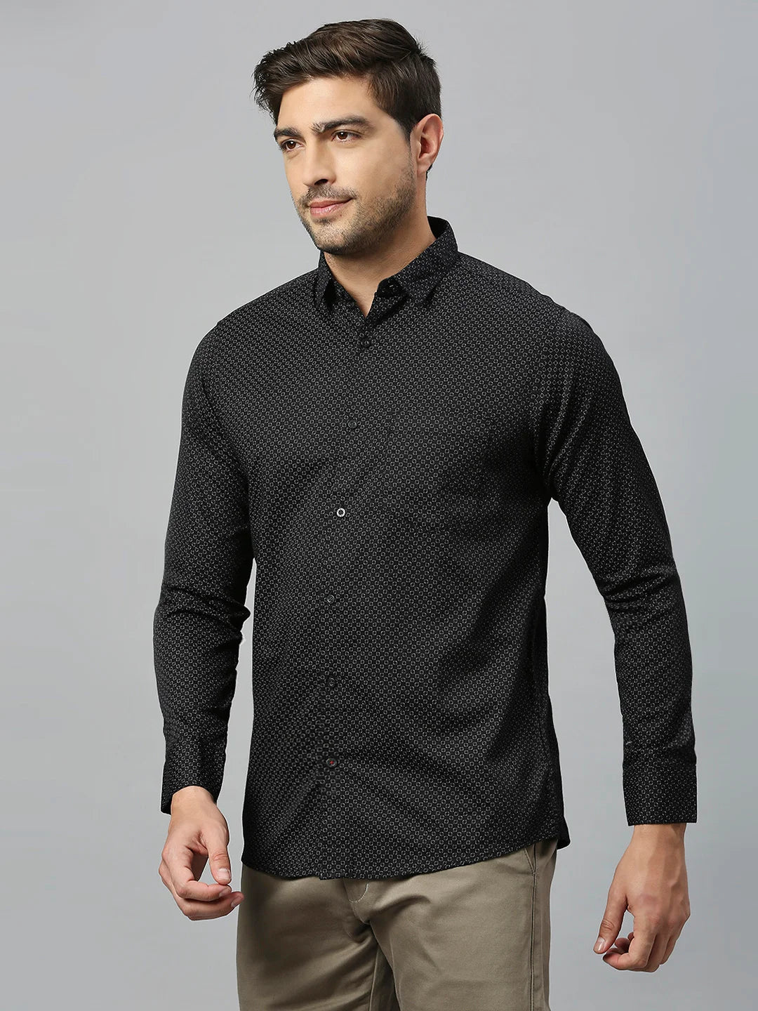 Black Printed Shirt