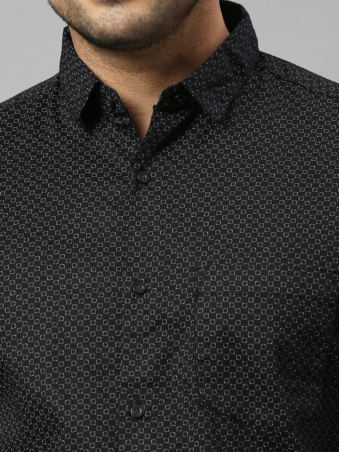 Black Printed Shirt