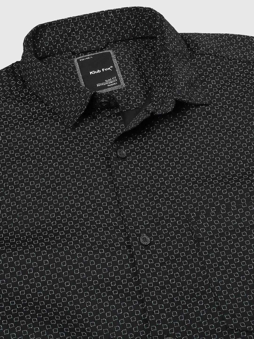 Black Printed Shirt