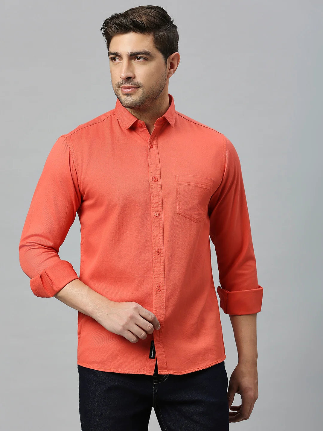 Carrot  Plain Shirt