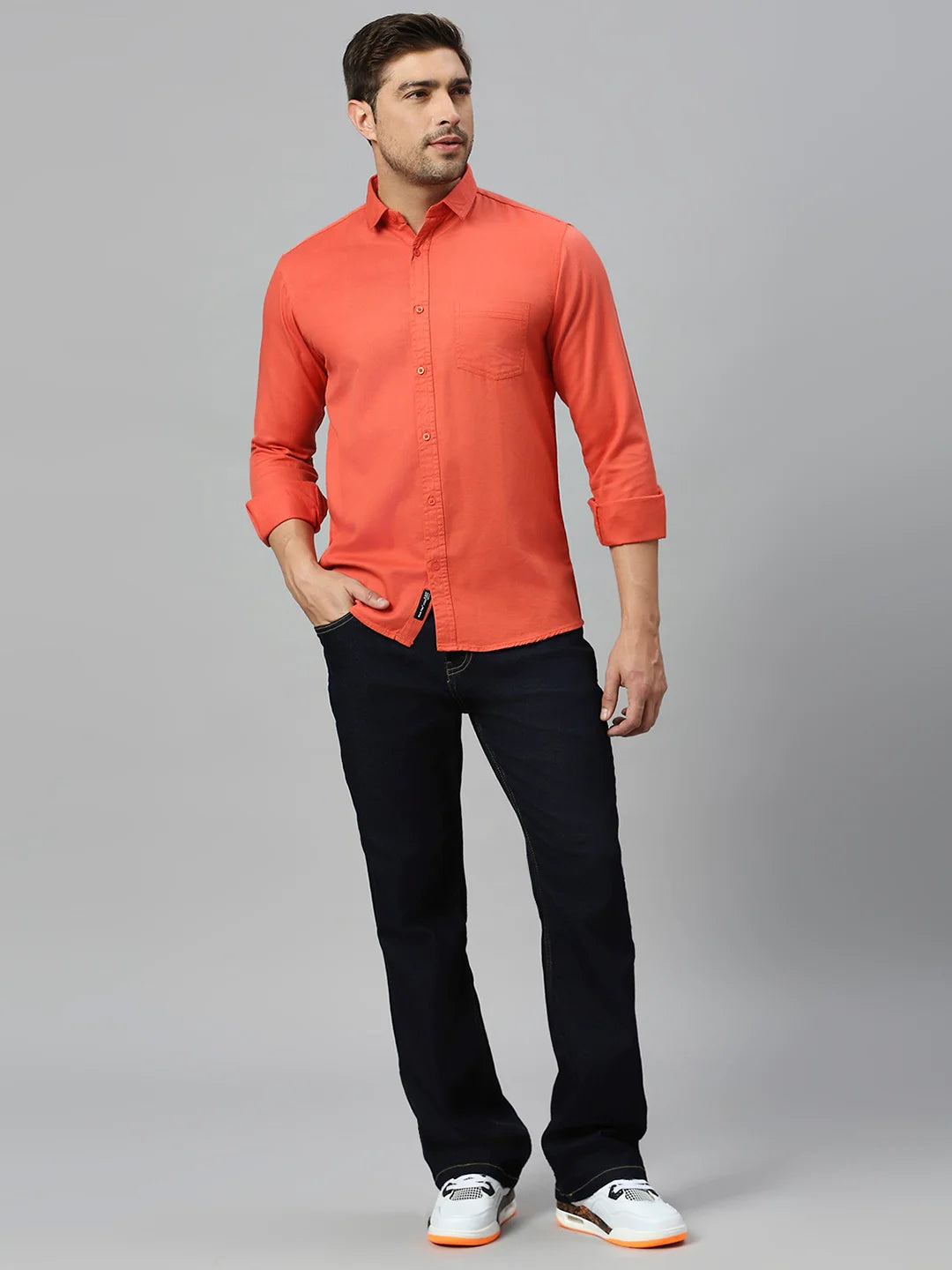 Carrot  Plain Shirt