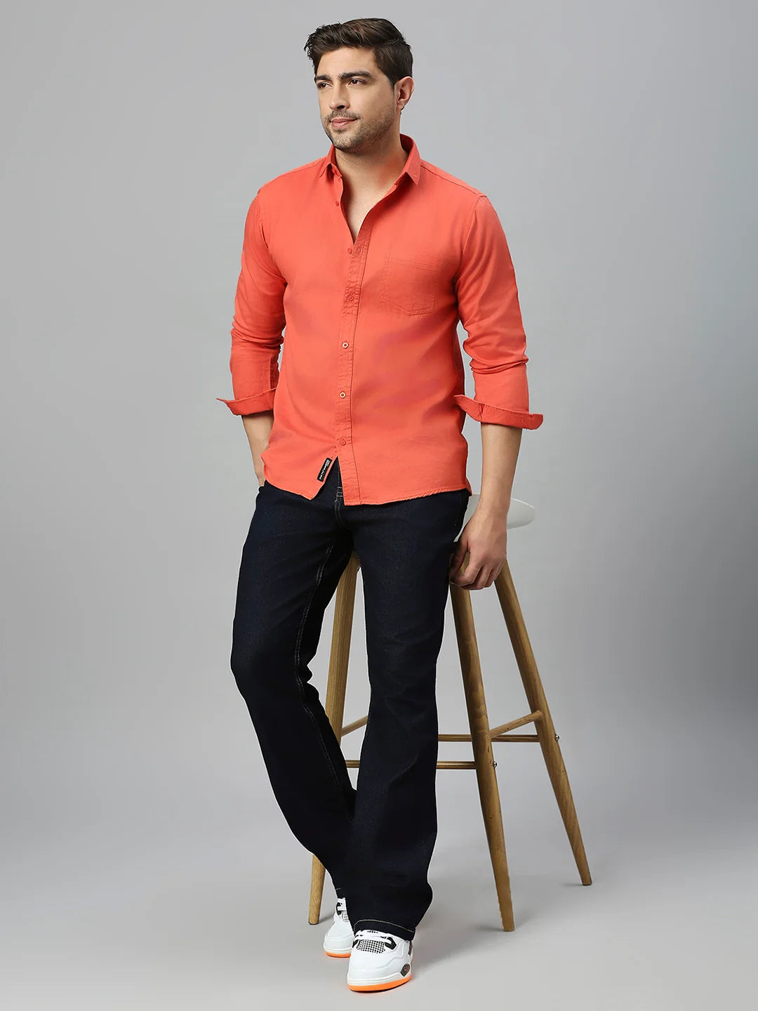 Carrot  Plain Shirt