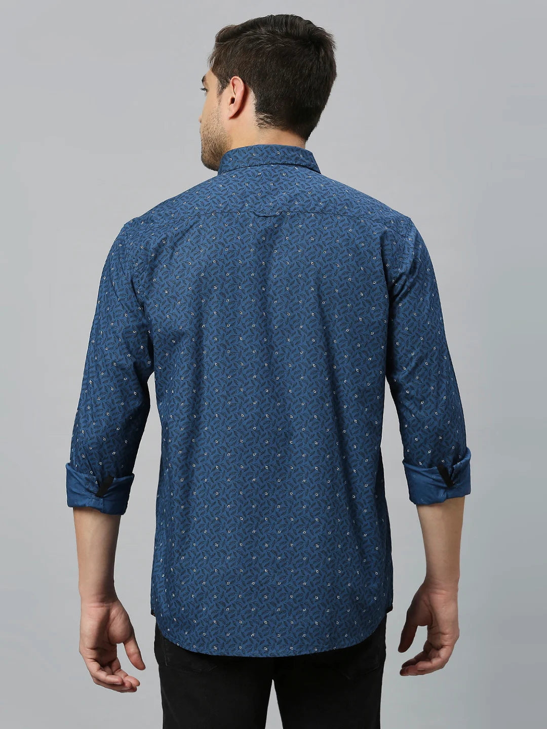 Navy Printed Shirt