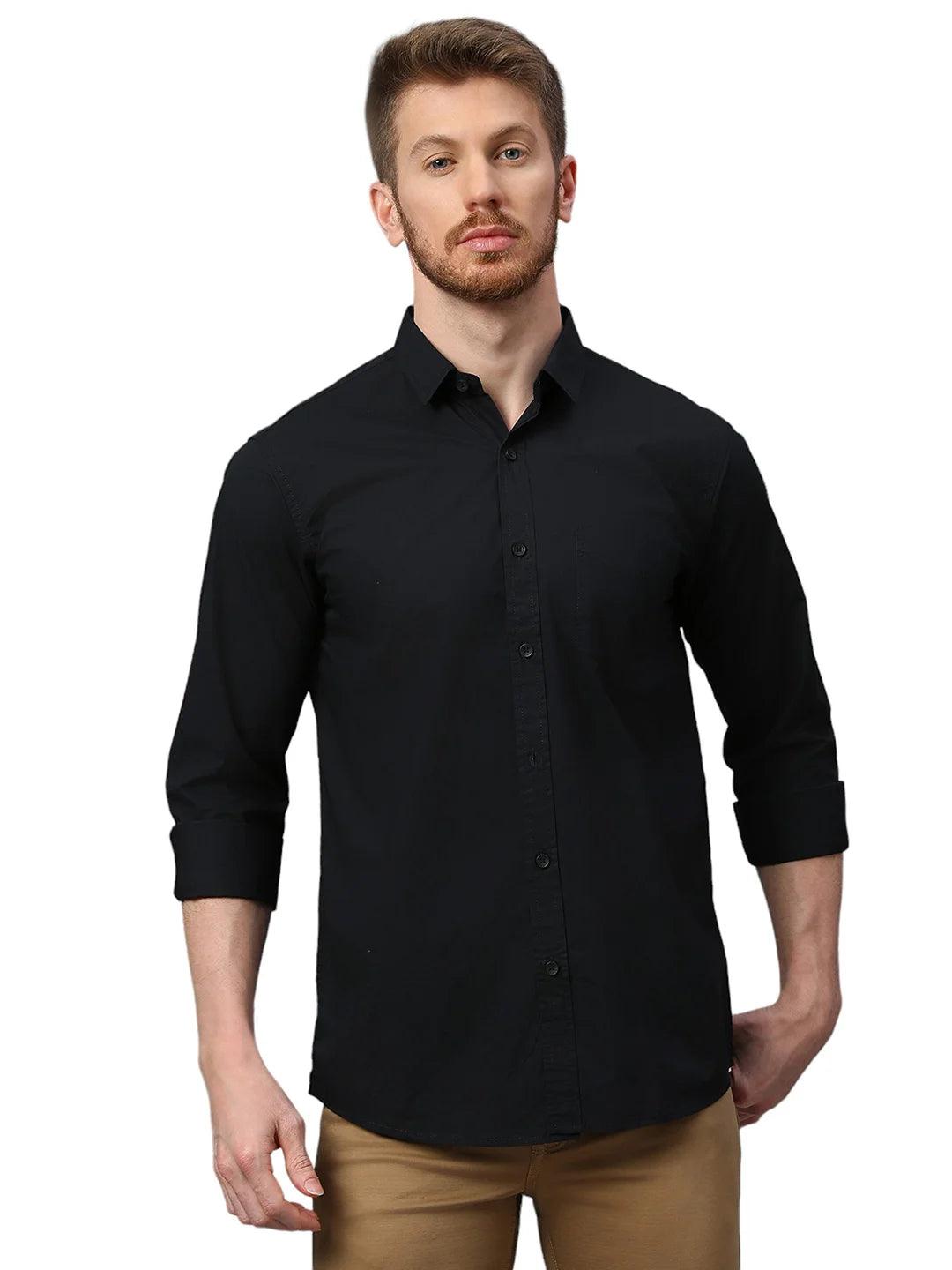 Black Plain Shirt