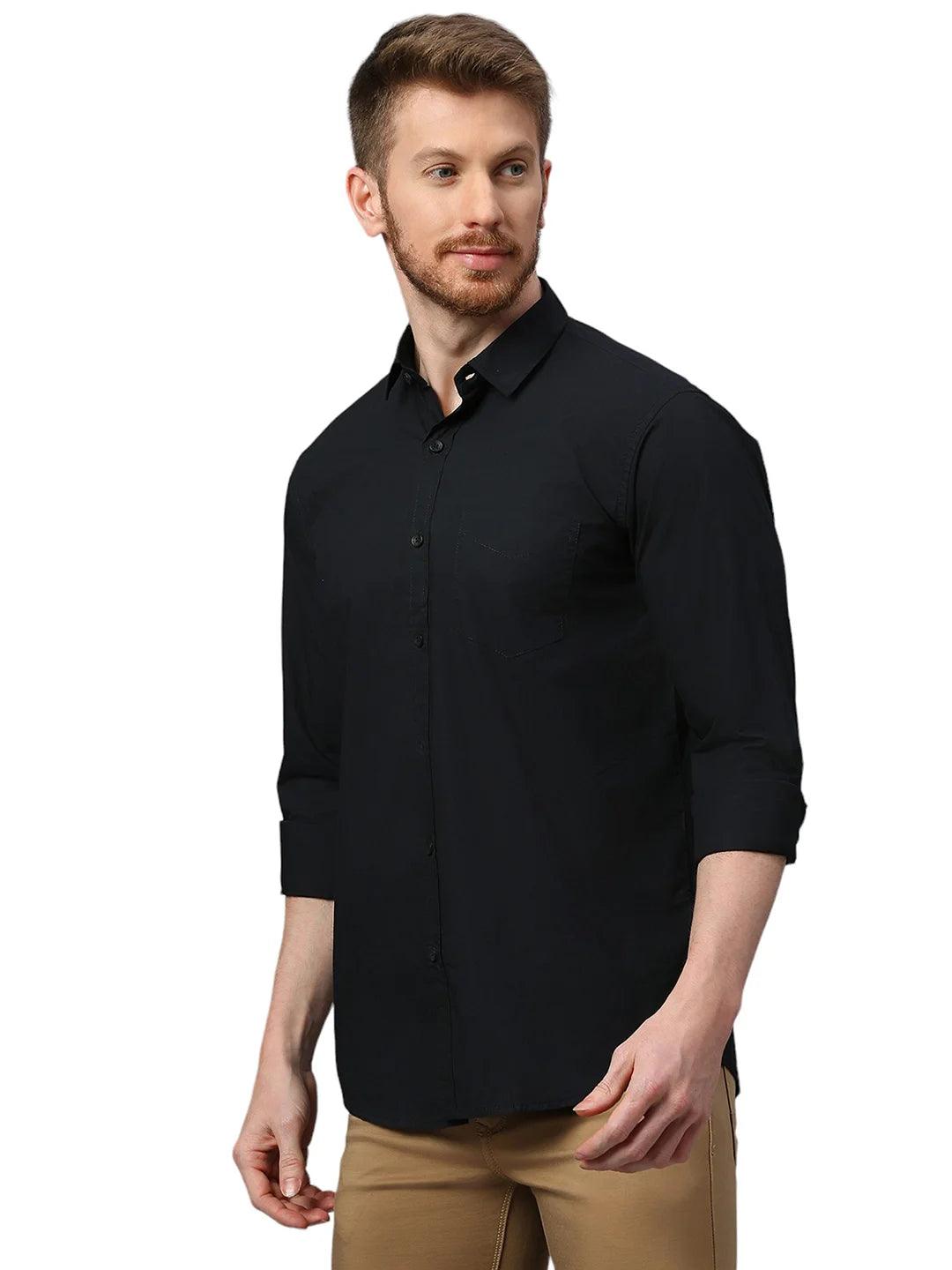 Black Plain Shirt