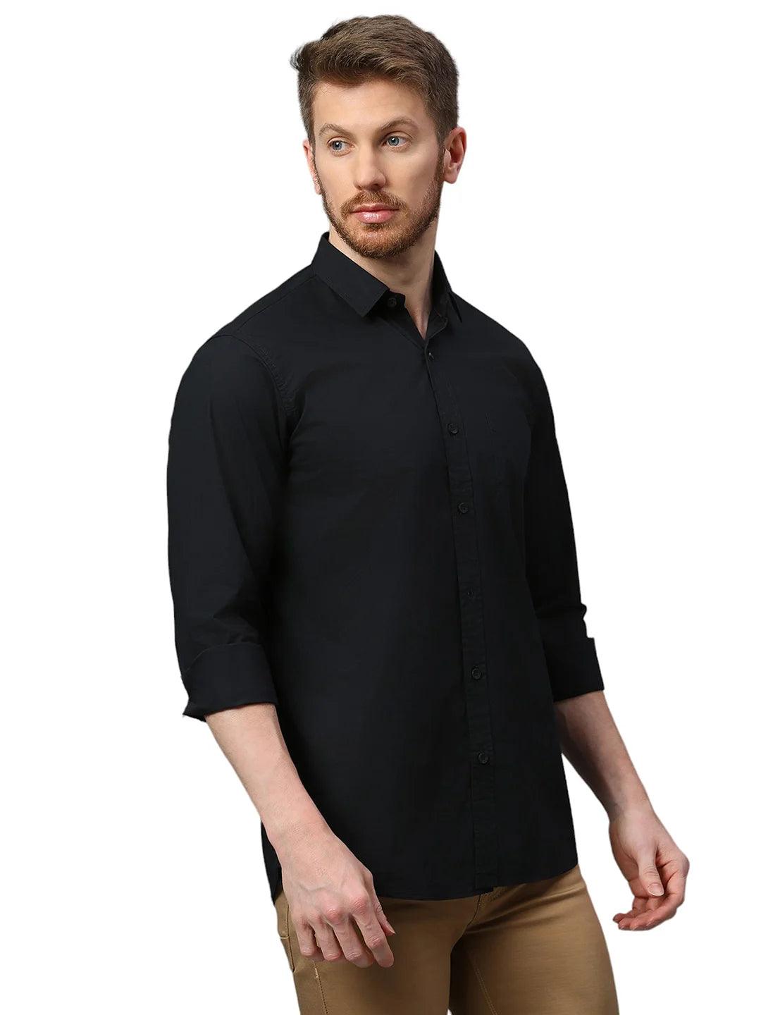 Black Plain Shirt