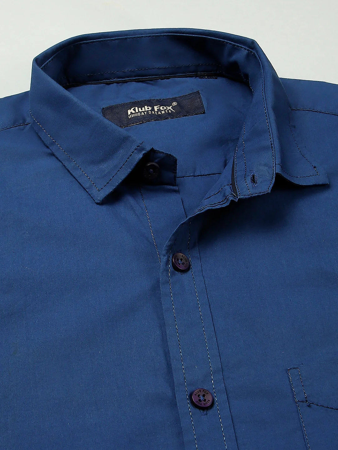 Blue Plain Shirt