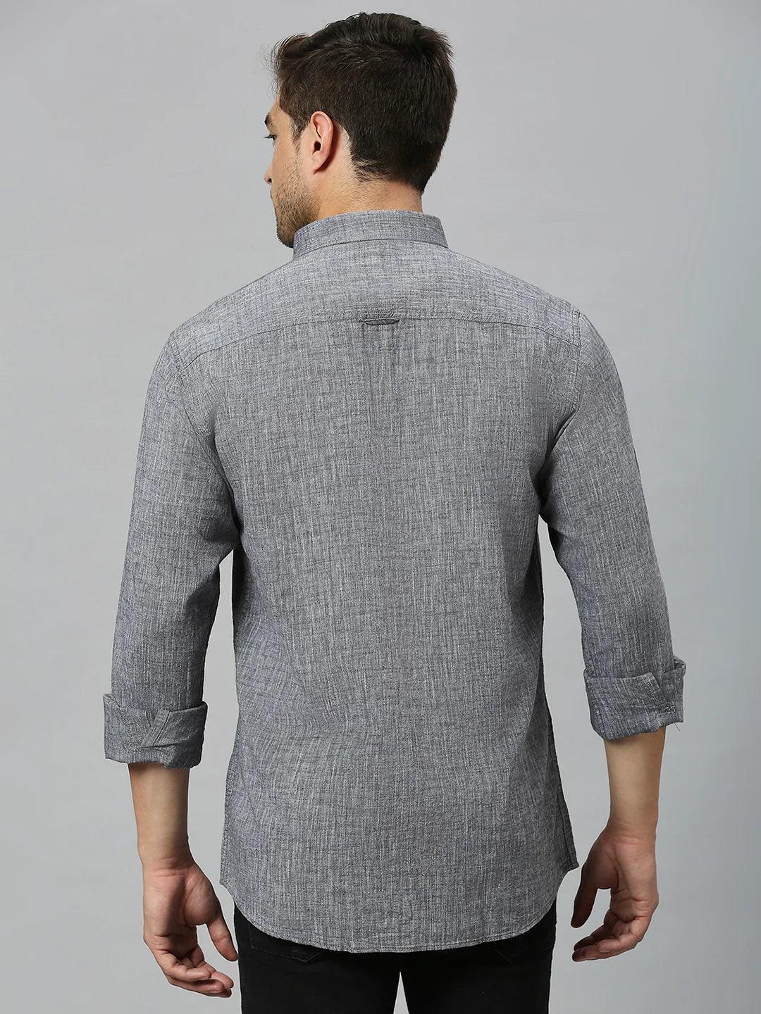 Dk. Grey Plain Shirt - Klub Fox