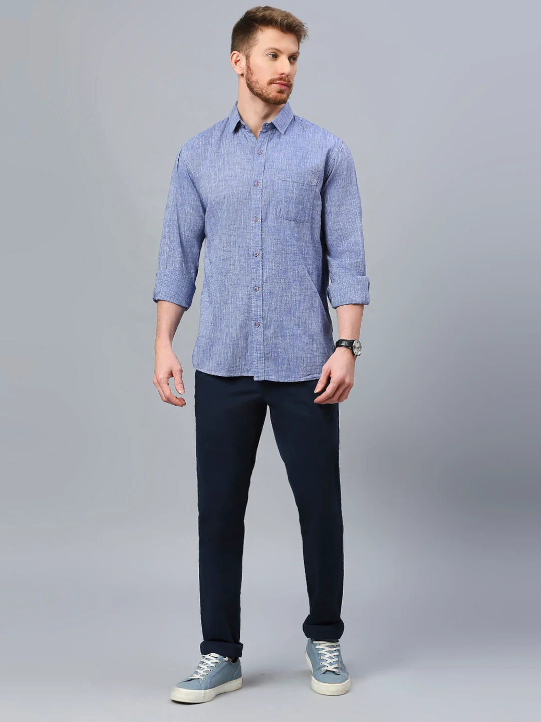 Navy Plain Shirt