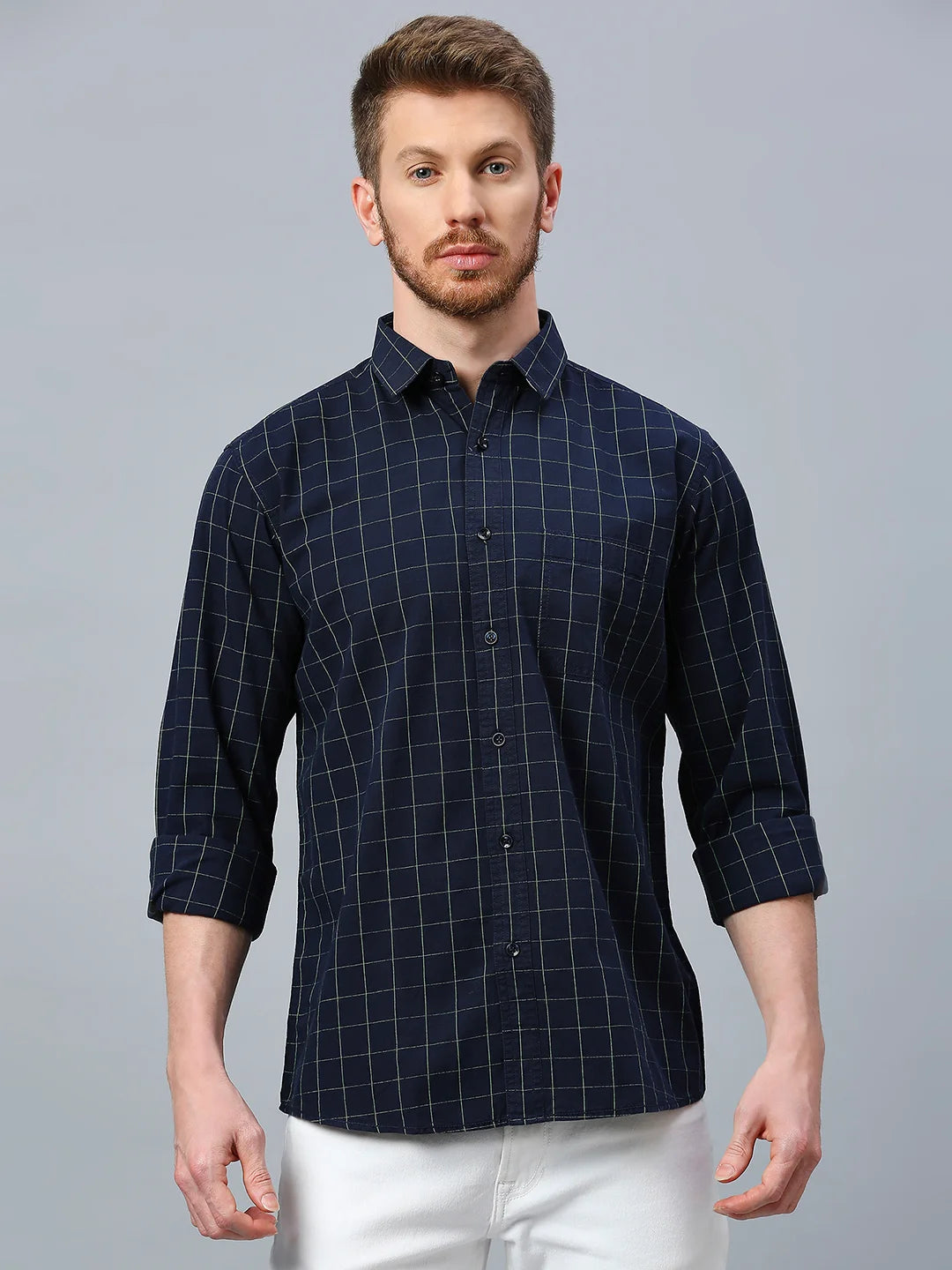 Blue Checkered Shirt