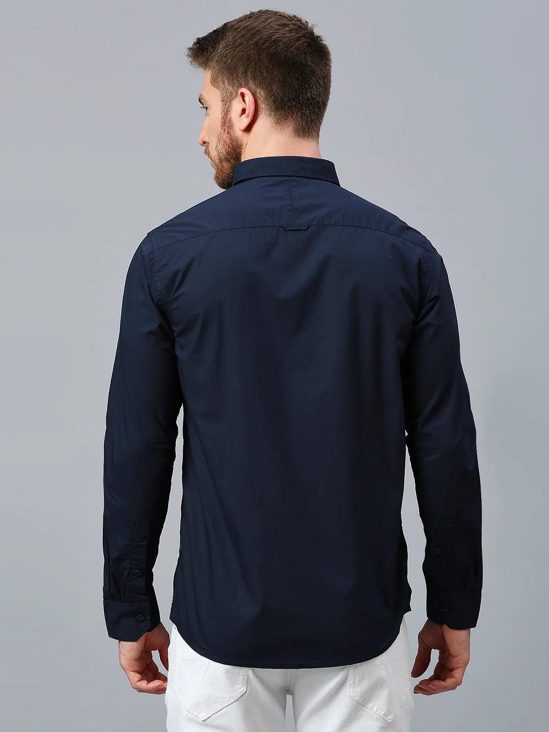 Navy Solid Shirt